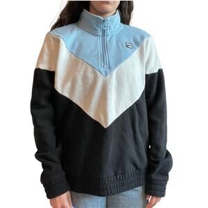 Fila Quarter Zip Color Block Sweatshirt